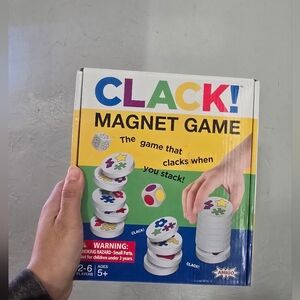 Clack Board Game New Sealed Kids Toy Family Game 5+‎ Magnet Stacking Game